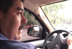 Portal 180 - Maduro manejó por Caracas para mostrar que no hubo adhesión al paro