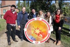 Portal 180 - “Huggies abraza Uruguay” llevó el arte a los jardines de todo el país