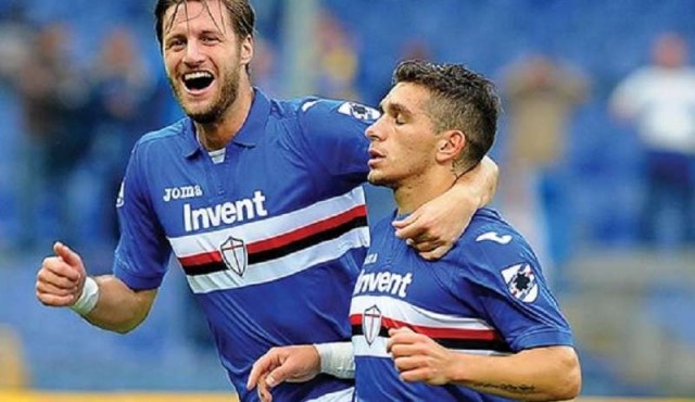 Duván Zapata marca su cuarto gol con la Sampdoria