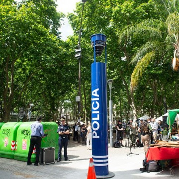 Darwin repasó los primeros días de funcionamiento del tótem de Ciudad Vieja