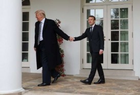 Portal 180 - Las imágenes de la visita de Macron a Trump