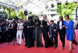 Portal 180 - Histórica protesta de estrellas femeninas en la alfombra roja de Cannes