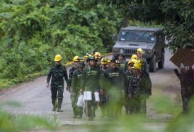 Portal 180 - Rescatados los 12 niños y su entrenador de la cueva inundada en Tailandia