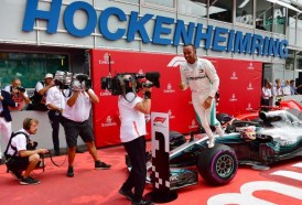 Portal 180 - Hamilton ganó y recuperó el liderato en casa de un desafortunado Vettel