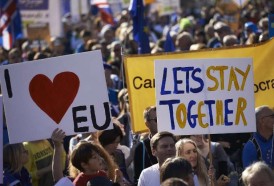 Portal 180 - Masiva manifestación en Londres en reclamo a un segundo referendo sobre el Brexit