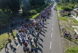 Portal 180 - Migrantes hondureños siguen “pa'delante” huyendo de donde “la vida no vale nada”