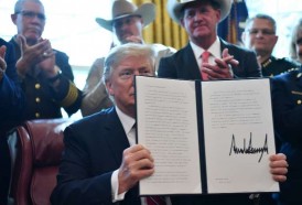 Portal 180 - Trump usó su primer veto para cumplir con su promesa de campaña de construir el muro