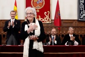 Portal 180 - Las imágenes de la premiación de Ida Vitale con el Cervantes