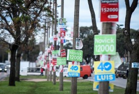 Portal 180 - Ningún partido cumplió normativa sobre cartelería política