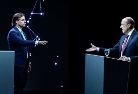 Portal 180 - Los cruces entre Lacalle y Martínez durante el debate