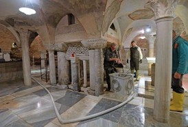 Portal 180 - Los mosaicos y columnas de basílica de San Marcos de Venecia dañados por la inundación