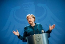 Portal 180 - Merkel “se encuentra bien” en su casa, donde cumple cuarentena