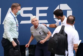 Portal 180 - Terremoto en el US Open: Djokovic descalificado por pelotazo involuntario a una jueza