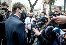 Portal 180 - Las imágenes de la protesta en Facultad de Medicina