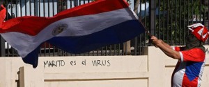 Portal 180 - Protestas reclaman por tercer día renuncia del presidente en Paraguay