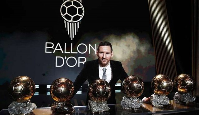 Lionel Messi gana su sexto Balón de Oro, récord absoluto