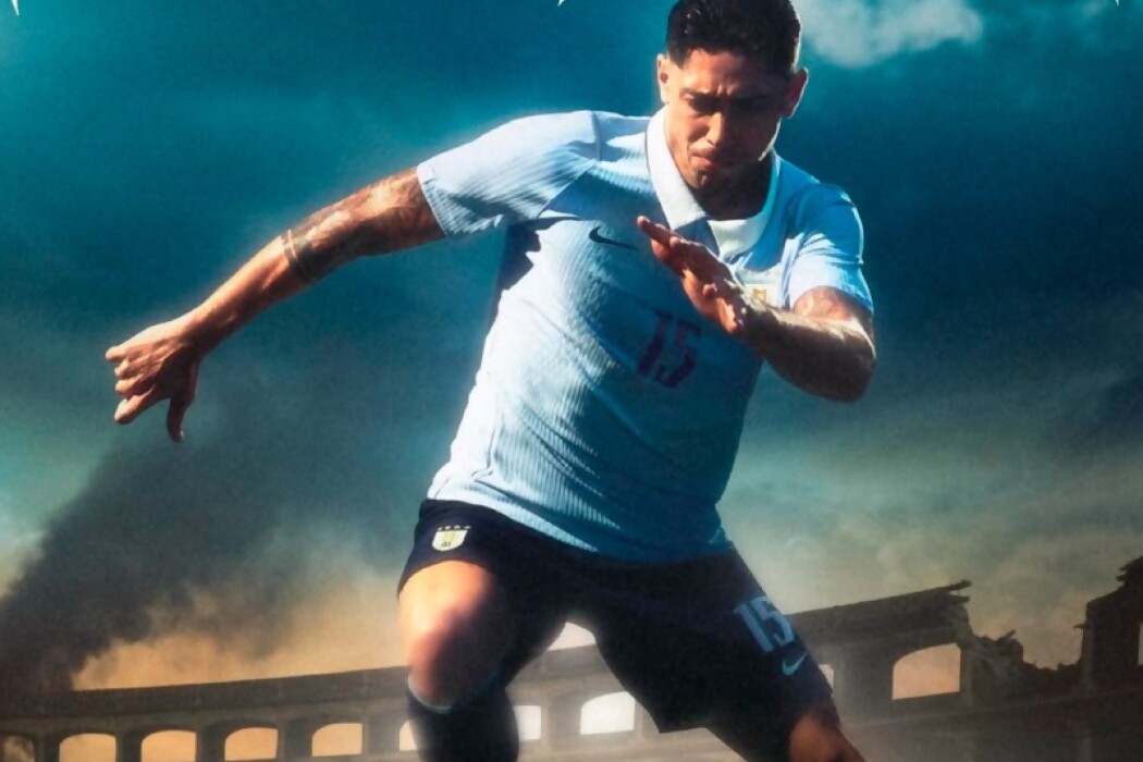 ¿La camiseta de Uruguay está muy ‘delicadita’? Para Darwin, sí. — DelSol | Del Sol 99.5 en el la Copa América 2019