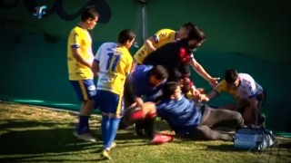 ¿Qué pasó con el jugador de Bella Vista que cayó en la fosa del Campus? - Deporgol - DelSol 99.5 FM