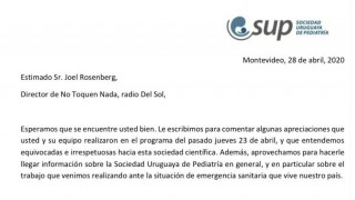 Respuesta del programa a una carta pública de la SUP - Departamento de Periodismo de Opinión - DelSol 99.5 FM