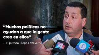 “Muchos políticos no ayudan a que la gente crea en ellos”, afirmó Diego Echeverría - Entrevistas - DelSol 99.5 FM