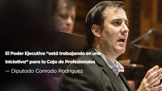 El Poder Ejecutivo “está trabajando en una iniciativa” para la Caja de Profesionales, afirmó Conrado Rodríguez - Entrevistas - DelSol 99.5 FM