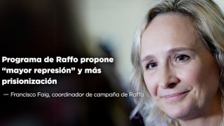 Programa de Raffo propone “mayor represión” y más prisionización, afirmó Francisco Faig - Entrevistas - DelSol 99.5 FM
