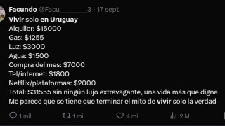 ¿Con cuánto se vive en Uruguay? - Audios - DelSol 99.5 FM