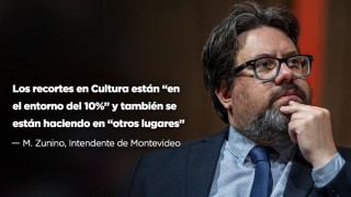 Mauricio Zunino: los recortes en Cultura están “en el entorno del 10%” y también se están haciendo en “otros lugares” - Entrevistas - DelSol 99.5 FM