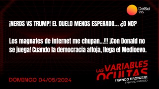 ¡Nerds vs Trump! El duelo menos esperado… ¿o no?  - Programas completos - DelSol 99.5 FM