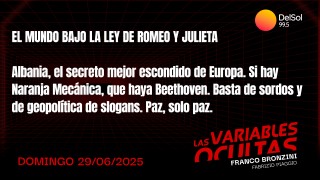 El mundo bajo la Ley de Romeo y Julieta - Programas completos - DelSol 99.5 FM