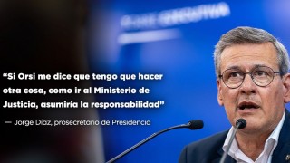 “Si Orsi me dice que tengo que hacer otra cosa, como ir al Ministerio de Justicia, asumiría la responsabilidad” - Entrevistas - DelSol 99.5 FM