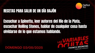 Recetas para salir de un día bajón - Programas completos - DelSol 99.5 FM