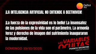 ¡La Inteligencia Artificial no entiende a Beethoven! - Programas completos - DelSol 99.5 FM