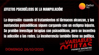 ¡Efectos psicodélicos de la manipulación! - Programas completos - DelSol 99.5 FM
