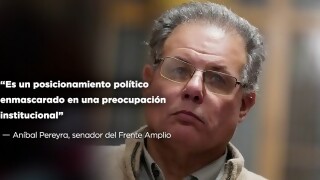“Es un posicionamiento político enmascarado en una preocupación institucional” - Entrevistas - DelSol 99.5 FM