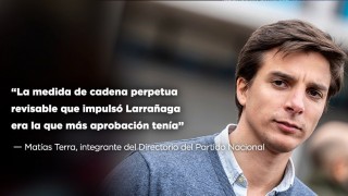 “La medida de cadena perpetua revisable que impulsó Larrañaga era la que más aprobación tenía” - Entrevistas - DelSol 99.5 FM