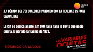 ¡La década del 70! Cualquier parecido con la realidad es pura casualidad  - Programas completos - DelSol 99.5 FM