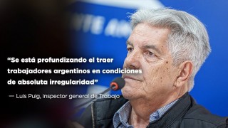 “Se está profundizando el traer trabajadores argentinos en condiciones de absoluta irregularidad” - Entrevistas - DelSol 99.5 FM