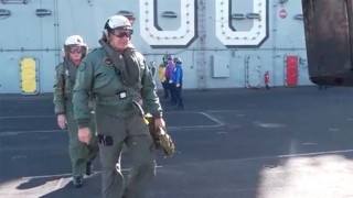 Las reacciones a la visita de Orsi a un portaviones de EE.UU - Darwin concentrado - DelSol 99.5 FM