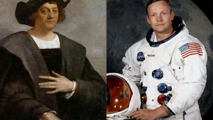 ¿Quién fue más valiente: Cristobal Colón o Neil Armstrong?  - Arranque - Facil Desviarse | DelSol 99.5 FM