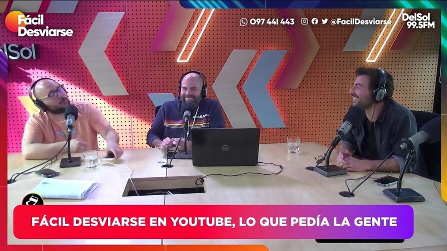 El Sapo quiere a Fácil Desviarse en YouTube - Arranque - Facil Desviarse | DelSol 99.5 FM