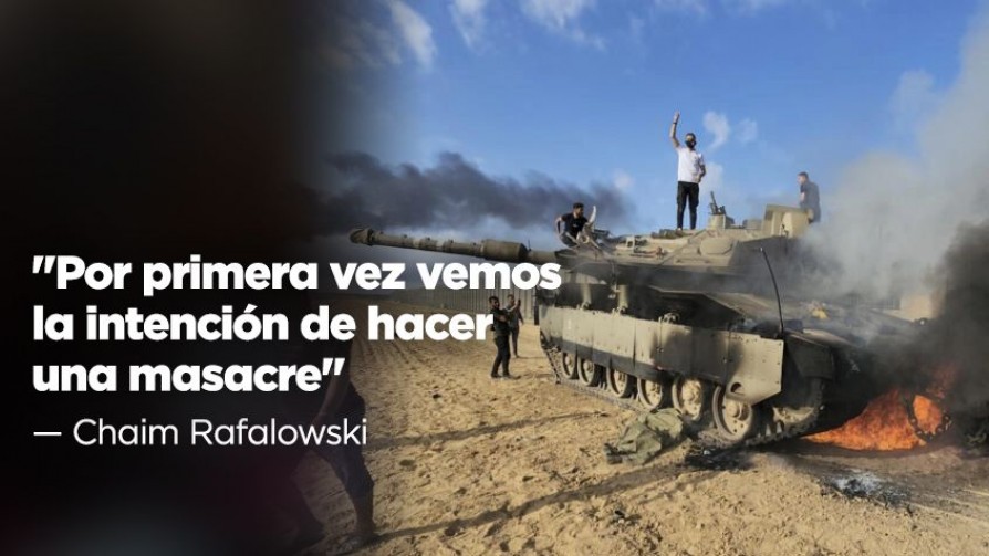 “Por primera vez vemos la intención de hacer una masacre”, afirmó Chaim Rafalowski  - Entrevistas - Doble Click | DelSol 99.5 FM