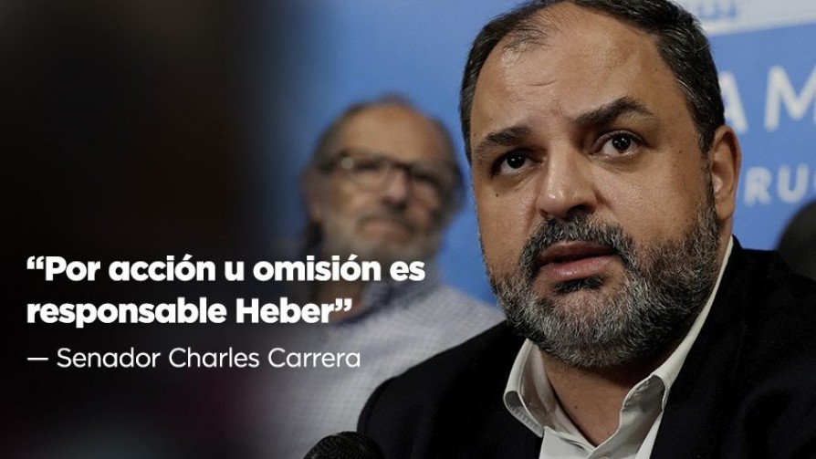 “Por acción u omisión es responsable Heber”, afirmó Charles Carrera - Entrevistas - Doble Click | DelSol 99.5 FM