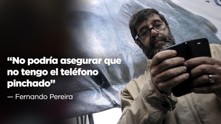 “No podría asegurar que no tengo el teléfono pinchado”, dijo Fernando Pereira - Entrevistas - Doble Click | DelSol 99.5 FM