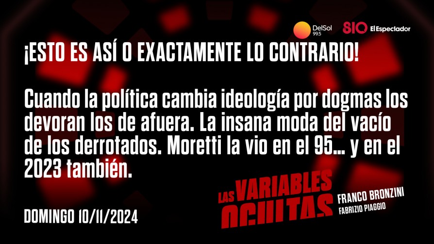 ¡Esto es así o exactamente lo contrario! - Programas completos - Las variables ocultas | DelSol 99.5 FM