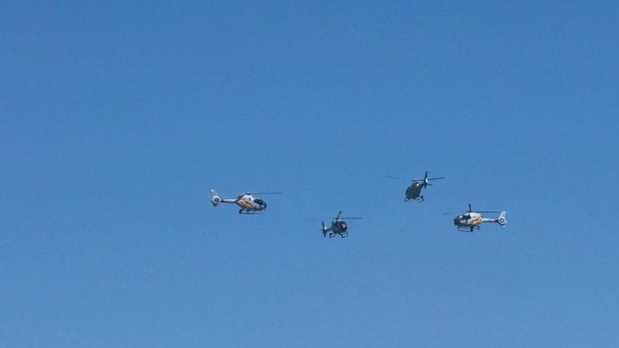 Desborde de entusiasmo por los helicópteros - Buen mediodía - Quién te Dice | DelSol 99.5 FM