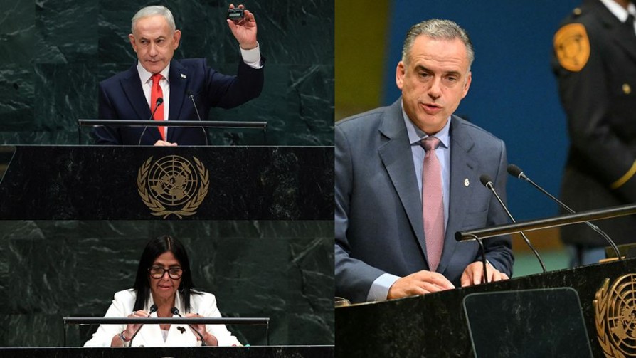 El teatro sin público de la ONU, el discurso de “Alma 1,99 Santos” Netanyahu y la reina Delcy - Columna de Darwin - No Toquen Nada | DelSol 99.5 FM